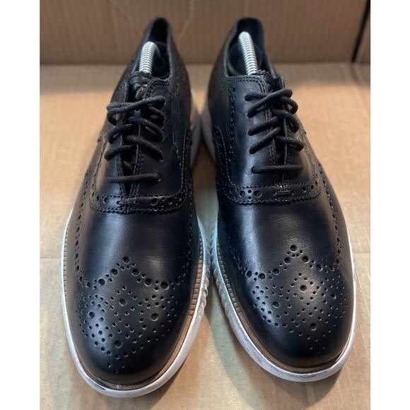 Cole Haan Black Zerogrand Grand 0S Oxford Wingtip Shoes Mens Size 9 Fast Ship main image 7